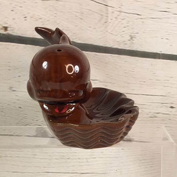 Vintage Novelty Whale Ashtray with Smoking Blowhole Incense‎ Burner Scrubby Hold - Picture 4 of 10